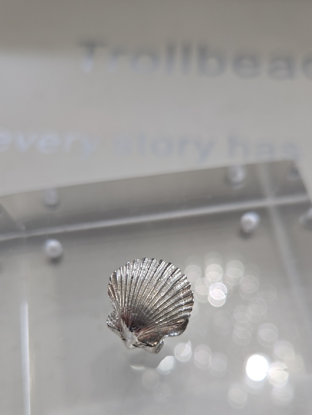 Silver Shell Charm